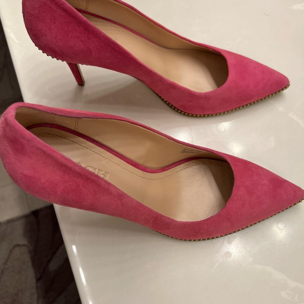 Coach high heel only wore one time to dinner size 11